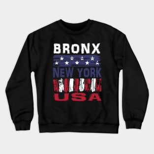 Bronx New York USA T-Shirt Crewneck Sweatshirt